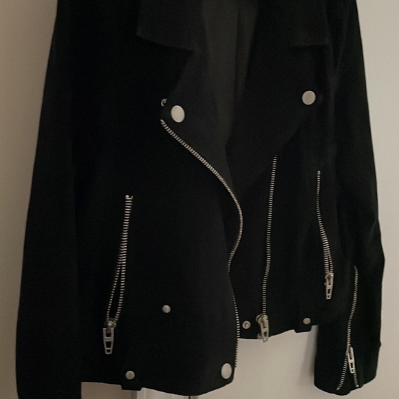 BLANK-NYC black suede moto jacket - Picture 4 of 5